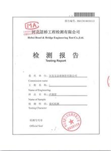 咸宁公司检测报告